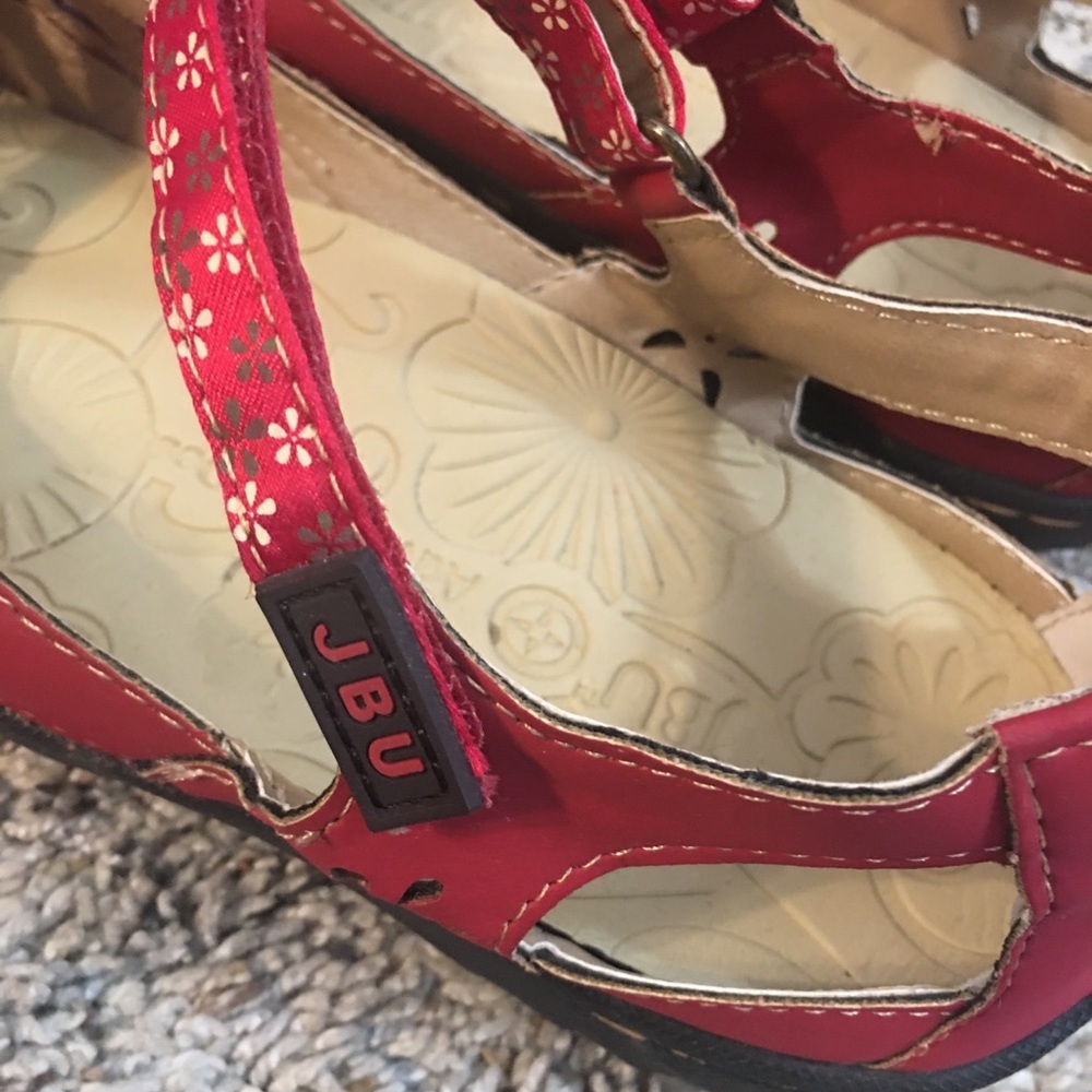 JBU Wildflower Vegan Textile Comfort Shoes Size 8 - Picture 4 of 9